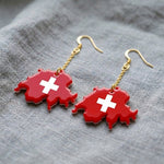 Switzerland Earrings 🇨🇭