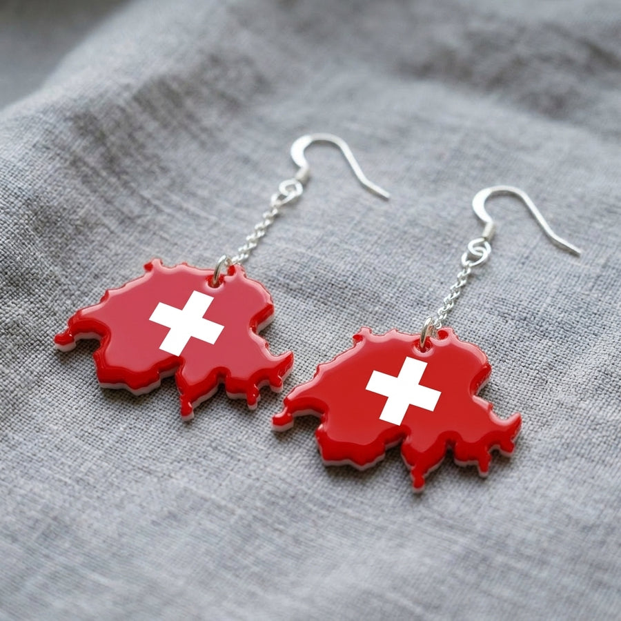 Switzerland Earrings 🇨🇭